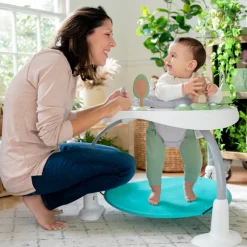 Ingenuity Spring & Sprout 2-in-1 Activity Jumper and Table First Forest Outlet
