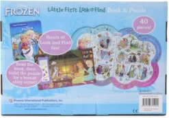 Disney Princess Little First Look & Find Frozen Book and Puzzle New