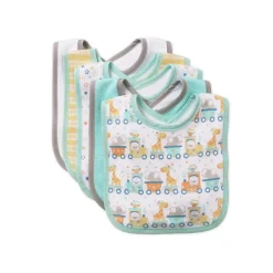 Lullaby Dreams Animal Train 5-Pack Bibs Online