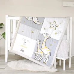 Lullaby Dreams Mum & Baby Giraffe Cot Quilt Online
