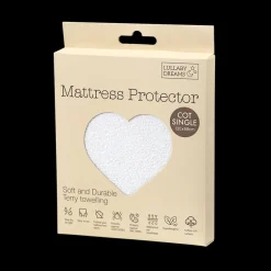 Lullaby Dreams Waterproof Mattress Protector Cot Single Hot