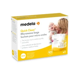 Medela Quick Clean Microwave Bags 5-Pack Hot