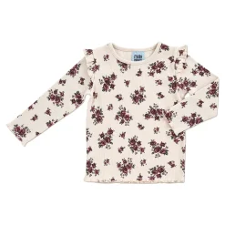Mobi Minors Frill Sleeve Rib Top Sale