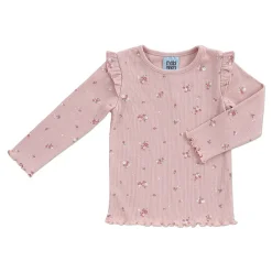 Mobi Minors Frill Sleeve Rib Top Online