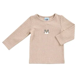 Mobi Minors Round Neck Rib Top Fashion