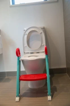 Moose Step on up Toilet Trainer Aqua/Red Best