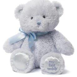 Gund my first teddy blue 25cm Clearance