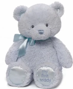 Gund my first teddy blue 38cm Discount