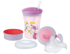 NUK Evolution Cup - Learn to Drink Set 230ml Pink Sale