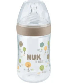 NUK For Nature Baby Bottle with Temperature Control 260ml - Assorted Colours Discount