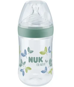 NUK For Nature Baby Bottle with Temperature Control 260ml - Assorted Colours Discount