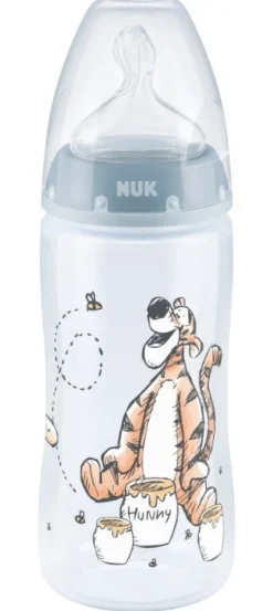 Winnie the Pooh NUK First Choice Feeding Bottle 300ml - Assorted Colours Clearance