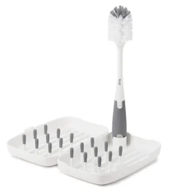 OXO Tot On-The-Go Drying Rack & Bottle Brush Gray Hot