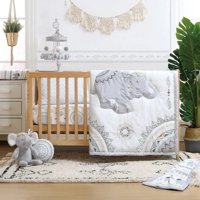 Peanutshell Boho 5-Piece Cot Bedding Set Discount