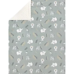 Peanutshell Madagascar Velour Blanket Outlet