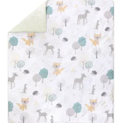 Peanutshell Woodland Adventure 3-Piece Cot Bedding Set Hot