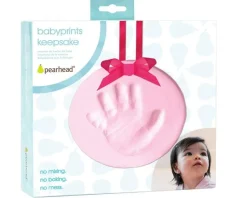 Pearhead Babyprints Hanging Keepsake Pink Hot
