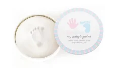 Pearhead Tiny Ideas Handprint Keepsake Round Tin Discount