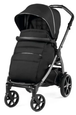Peg Perego Book Stroller Black Shine New