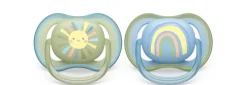 Philips Avent Ultra Air Deco Soother 2-Pack 0-6m - Assorted Colours Hot