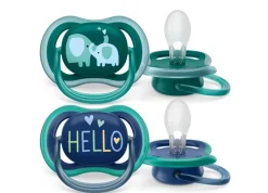 Philips Avent Ultra Air Deco Soother 2-Pack 18m+ - Assorted Colours New