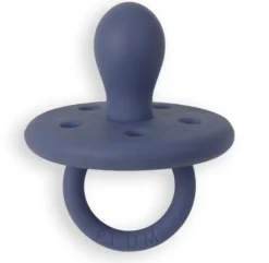 Plum All Silicone Soother 6-36m Denim Hot
