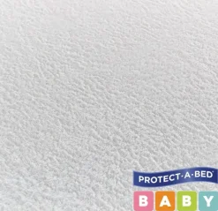 Protect A Bed Cotton Terry Waterproof Cot Single Mattress Protector with Elastic Straps Clearance