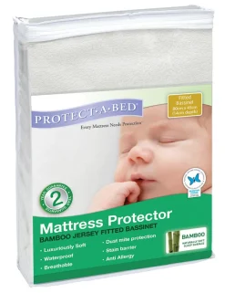 Protect A Bed ProtectABed Bamboo Jersey Fitted bass Fashion