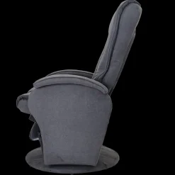 Nested Recliner Chair with Ottoman Dark Grey Sale