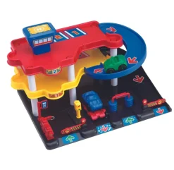 Red Box Garage Playset New