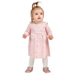 Ricochet Baby Rib Dress Hot