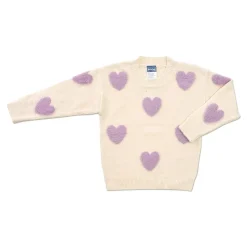 Ricochet Kids Heart Jacquard Jumper Outlet