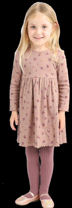 Ricochet Kids Rib Dress New