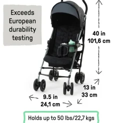 Summer by Ingenuity 3DLite Convenience Stroller Grey Discount
