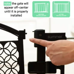 Ingenuity Summer by The Doorway 48W Series Pet and Baby Gate Black Online