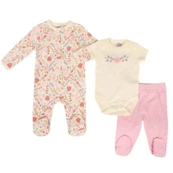 Tangerine Baby 3-Piece Set Floral Outlet