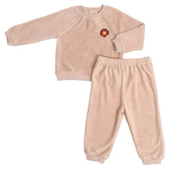 Tangerine Baby Velour 2-Piece Set Lion Outlet