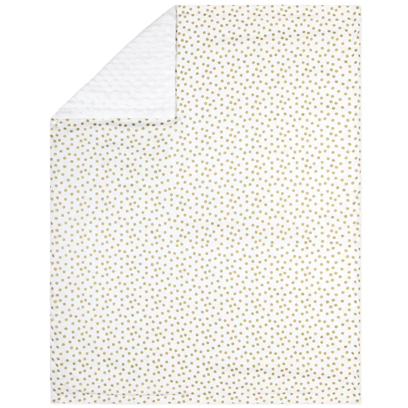 Peanutshell The Blanket Gold Dots Discount