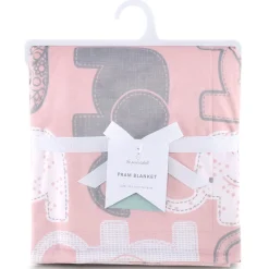 Peanutshell The Sweet Peanut Velour Blanket Pink Best