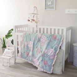 Peanutshell The Vintage Floral 5 Piece Cot Set Clearance