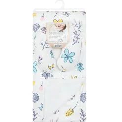 infancie t Neck Roll with Mink Sherpa Blanket White Flowers Discount