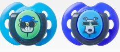 Tommee Tippee Closer To Nature Tommee Tippee Fun Style Soother 2-Pack 18-36m - Assorted Colours Discount