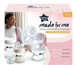 Tommee Tippee Closer To Nature Tommee Tippee Made-for-Me Manual Breastfeeding Starter Set New