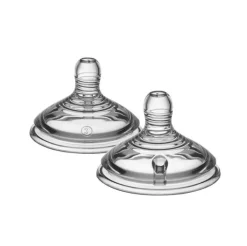 Tommee Tippee Closer To Nature Tommee Tippee Natural Start Fast Flow Teats 2-Pack 6m+ Sale