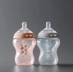Tommee Tippee Closer To Nature Tommee Tippee Natural Start Decorated PP 260ml Bottle 2-Pack New
