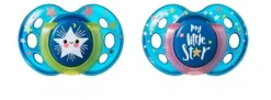 Tommee Tippee Closer To Nature Tommee Tippee Night Time Soother 18-36m 2-Pack - Assorted Colours Hot