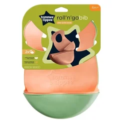Tommee Tippee Closer To Nature Tommee Tippee Roll 'n' Go Bibs 2-Pack Online