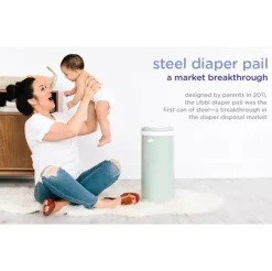 Ubbi Nappy Pail Matte White Discount