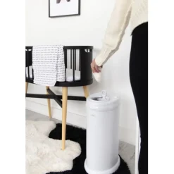 Ubbi Nappy Pail Matte White Discount