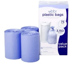 Ubbi Plastic Bags 3-Pack Value Pack (75 Bags Total) Hot
